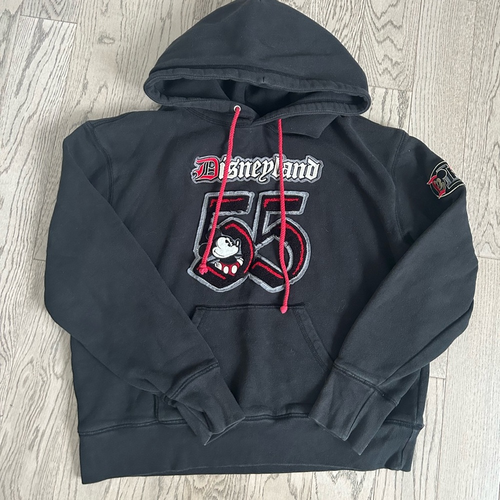 Disneyland 55 Collectors 55th Anniversary Black Hoodie